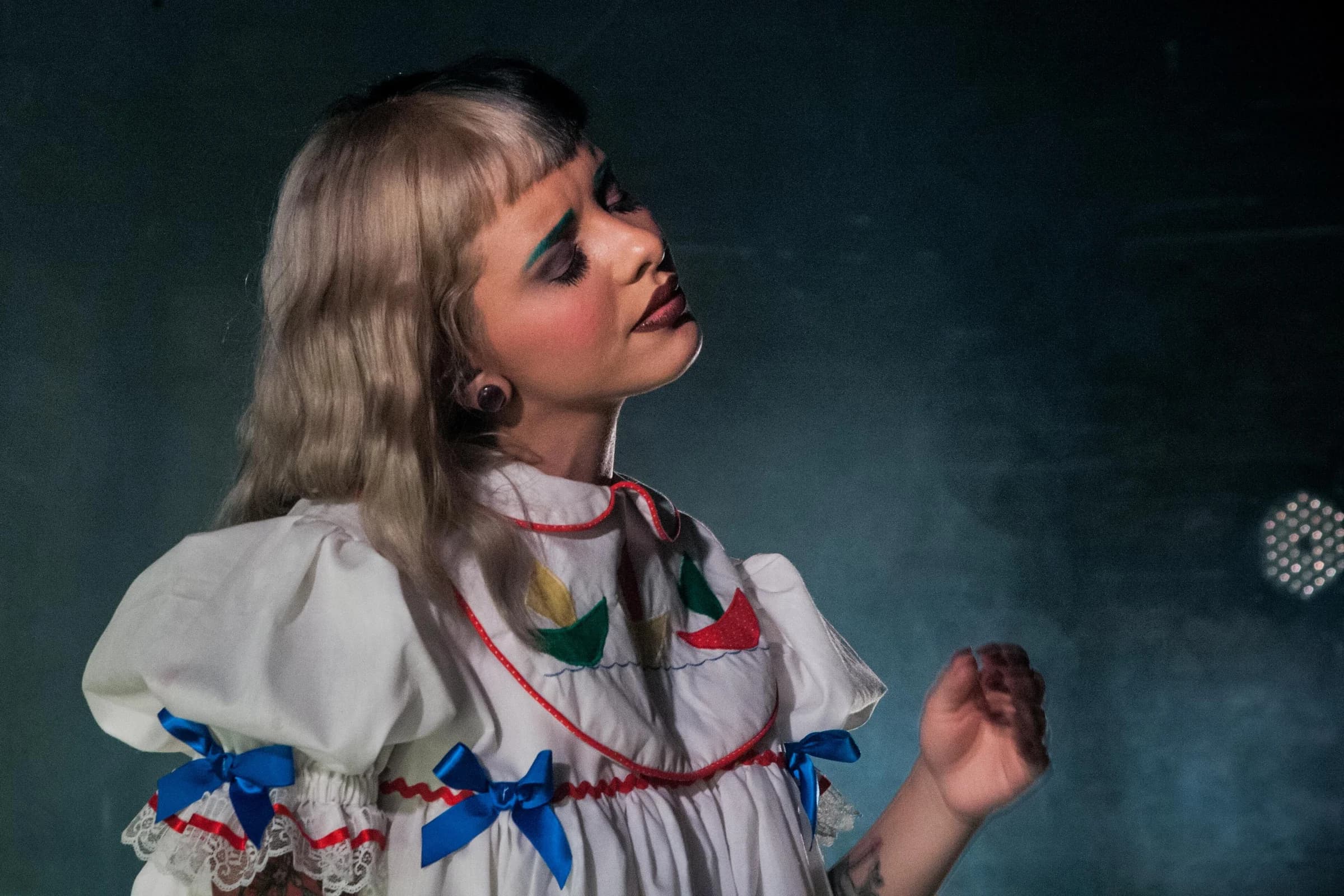 Melanie Martinez performing at Mercy Lounge